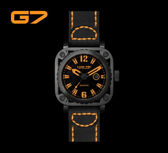 LUM-TEC G7 (Black PVD) Watch