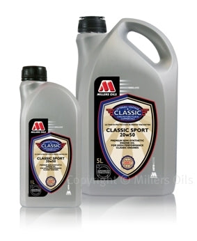 Millers Oils - Classic Sport 20W50 - Semi Synthetic
