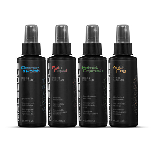 Molecule - Helmet Care Kit (4) 4oz Sprayers