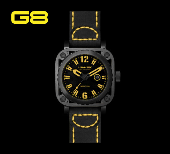 LUM-TEC G8 (Black PVD) Watch