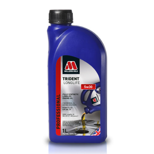 Millers Oils - Trident LONGLIFE 5w30