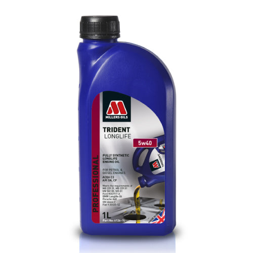 Millers Oils - Trident LONGLIFE 5w40