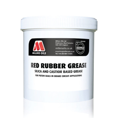 Millers Oils - Red Rubber Grease (500g tub)