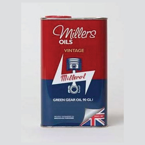 Millers Oils - Vintage Green Gear Oil 90 GL1